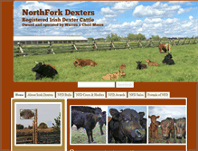 Tablet Screenshot of northforkdexters.com